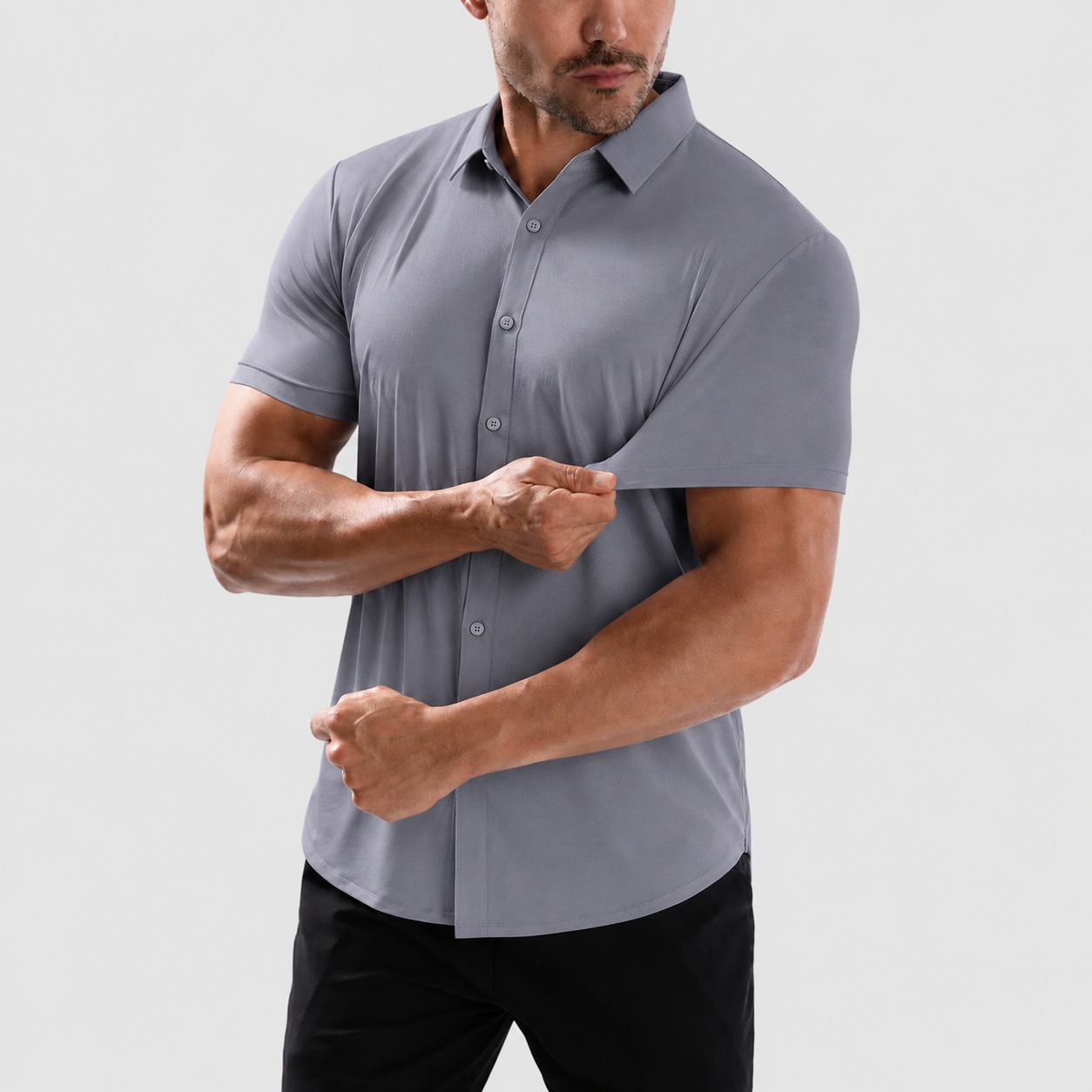 Oak & Weston Muscle Stretch Shirt