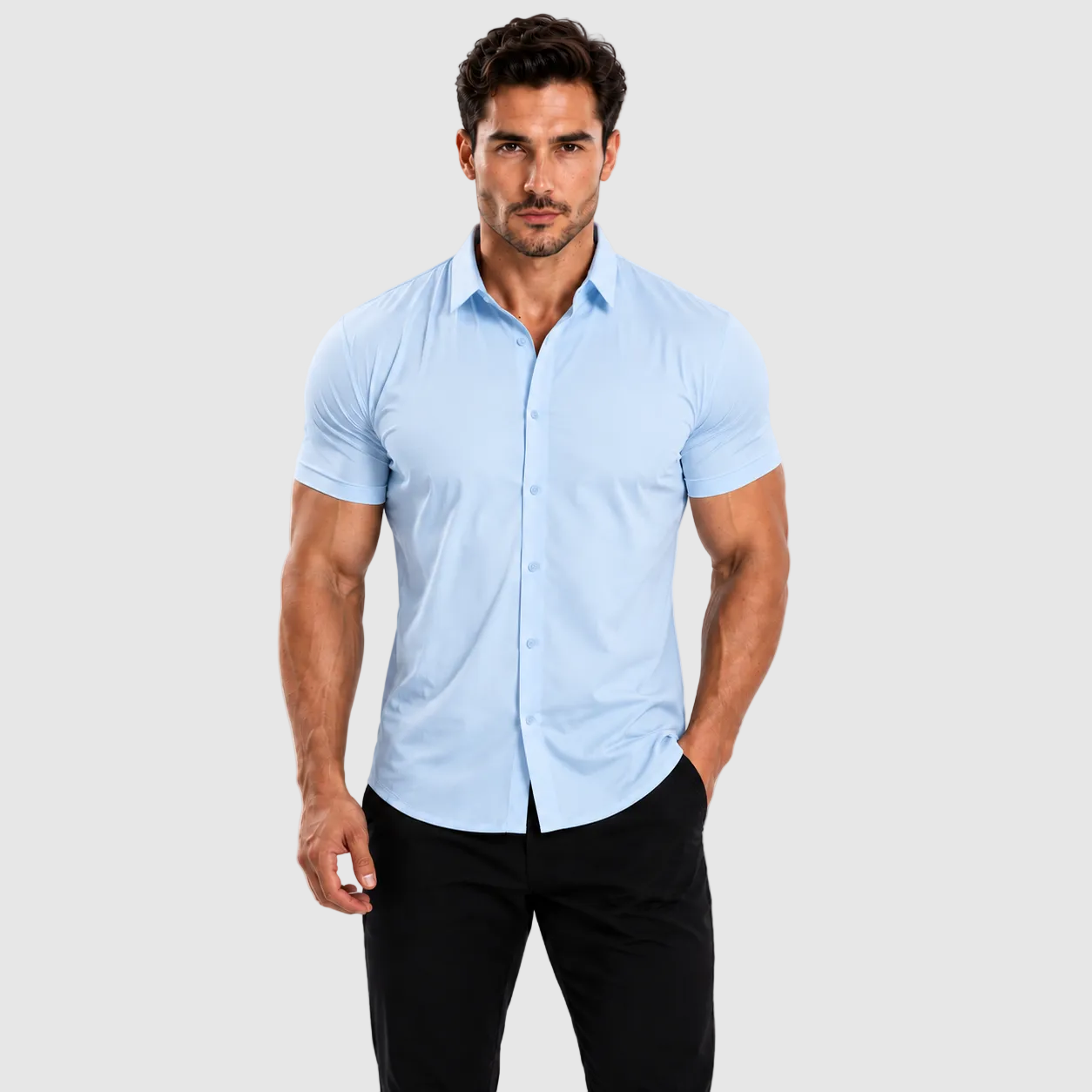 Oak & Weston Muscle Stretch Shirt