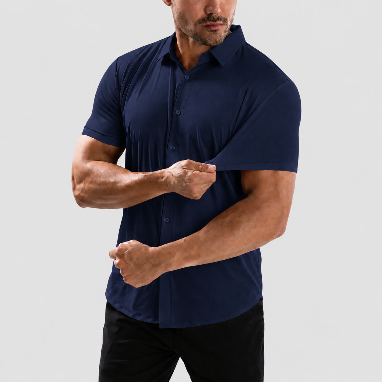 Oak & Weston Muscle Stretch Shirt