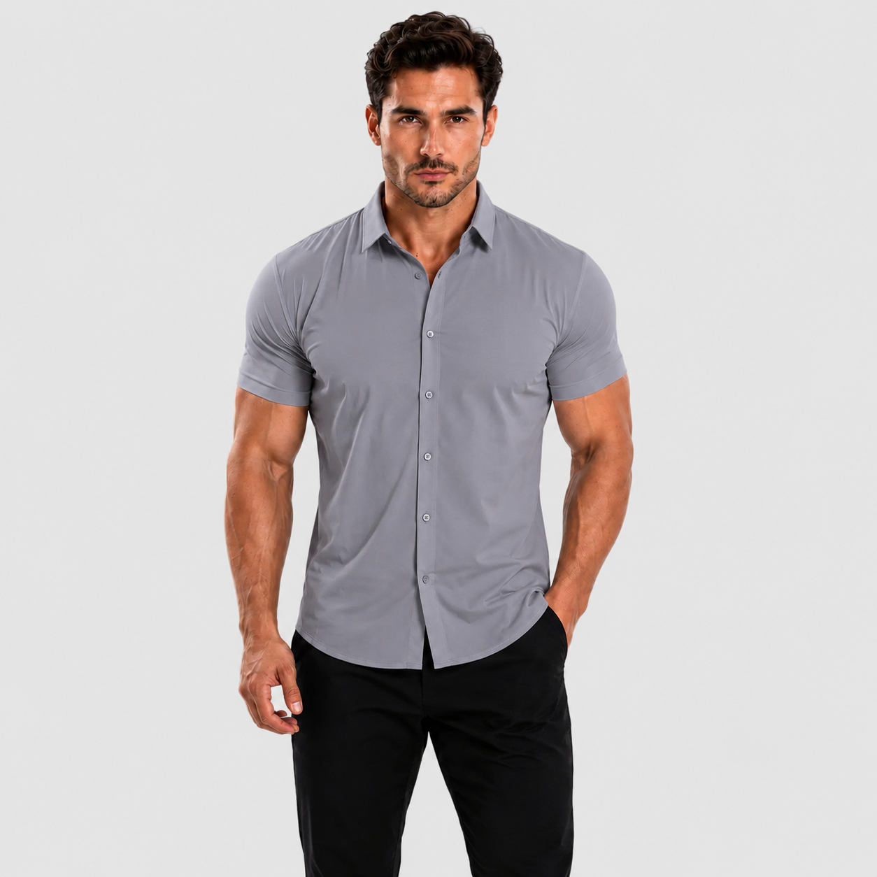 Oak & Weston Muscle Stretch Shirt