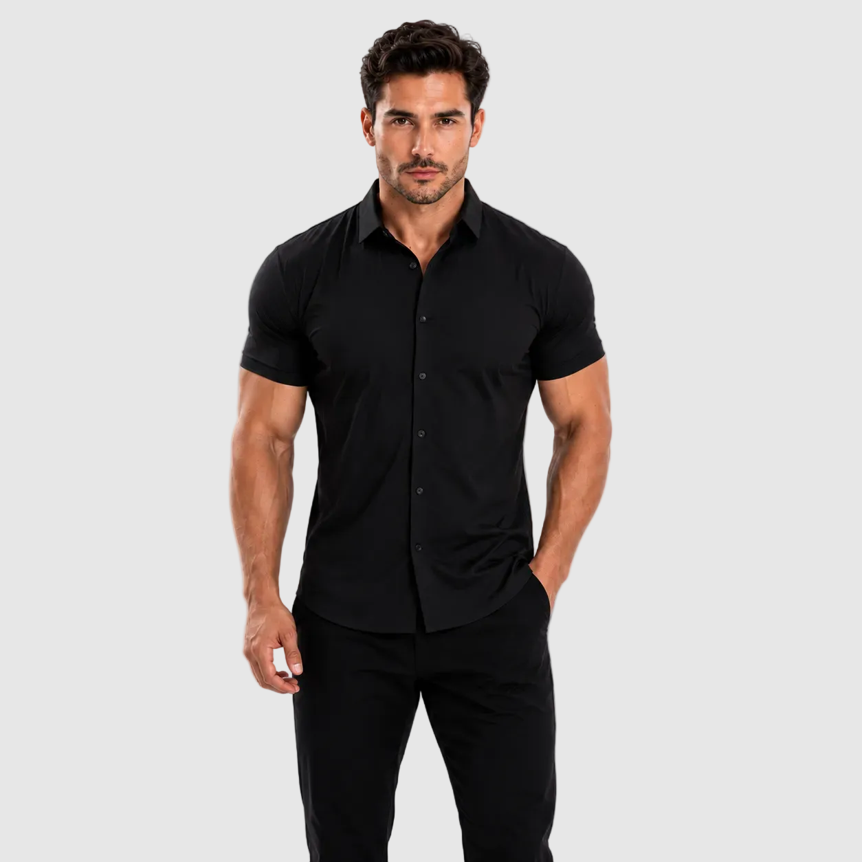 Oak & Weston Muscle Stretch Shirt