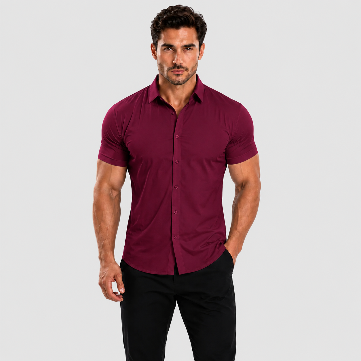 Oak & Weston Muscle Stretch Shirt
