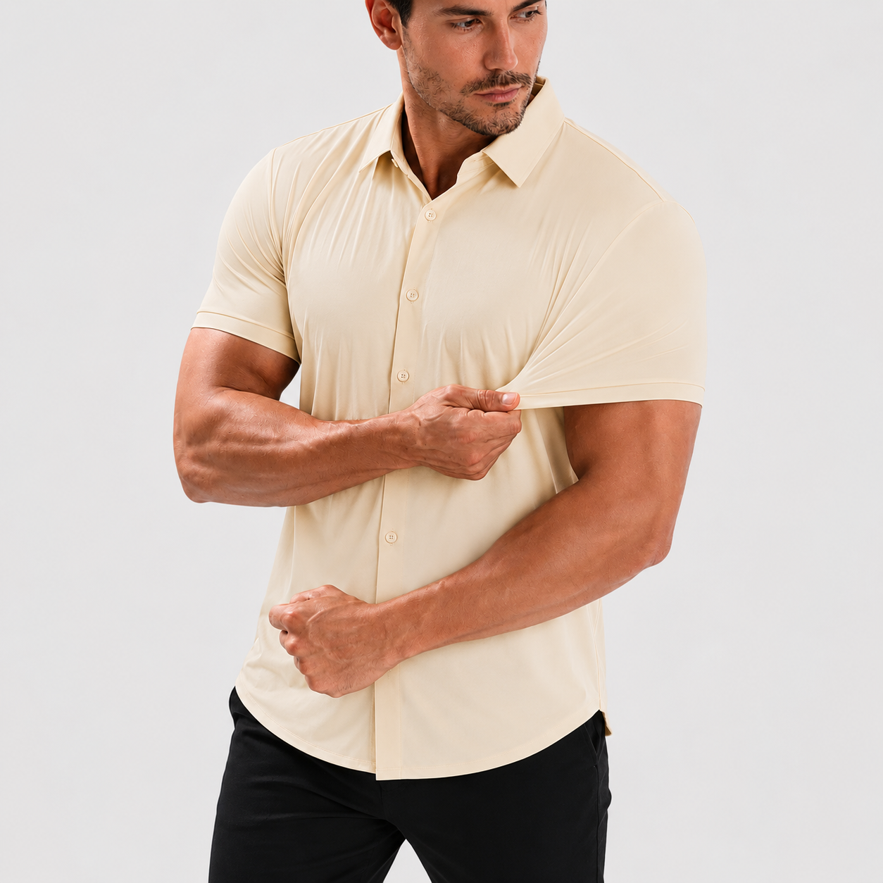 Oak & Weston Muscle Stretch Shirt