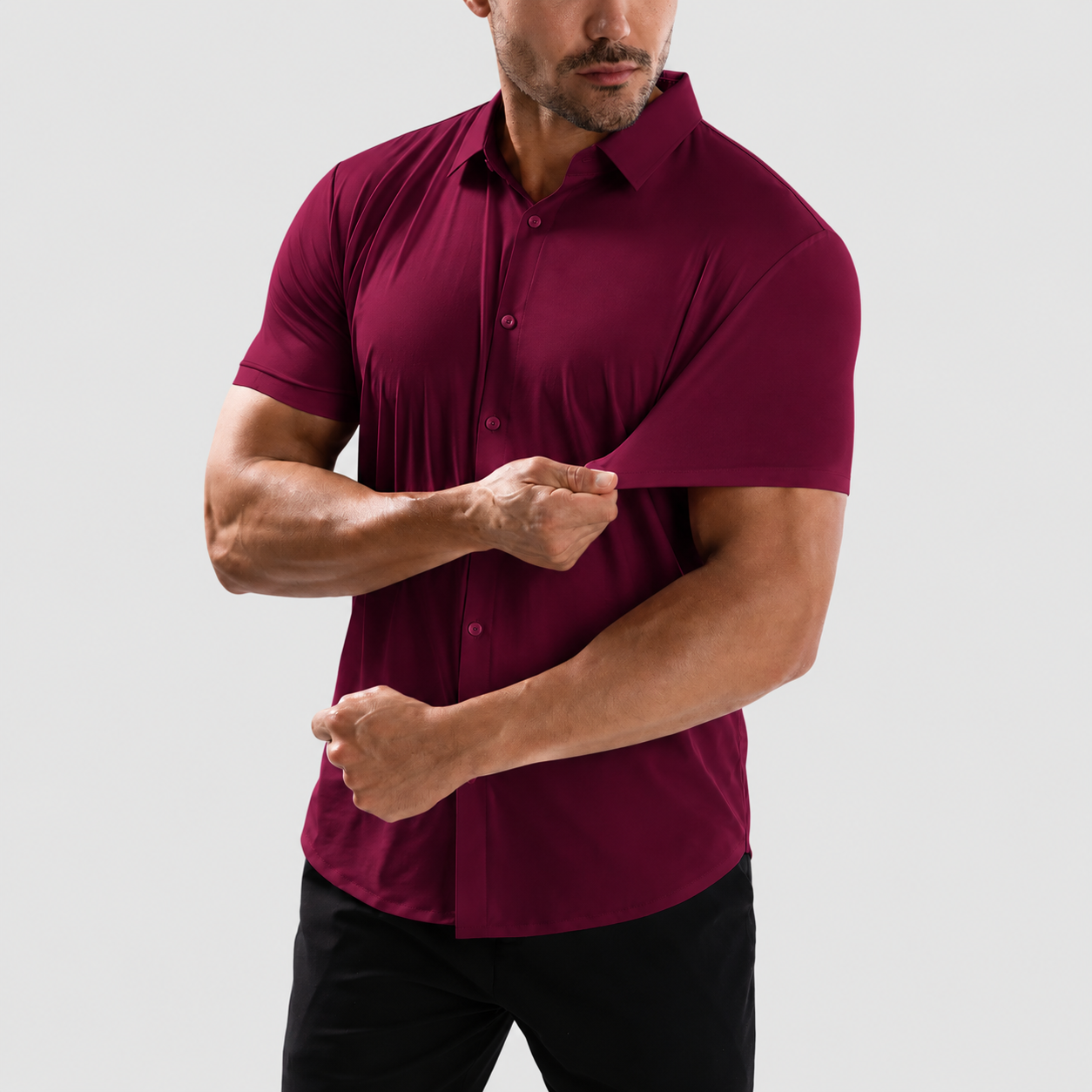 Oak & Weston Muscle Stretch Shirt