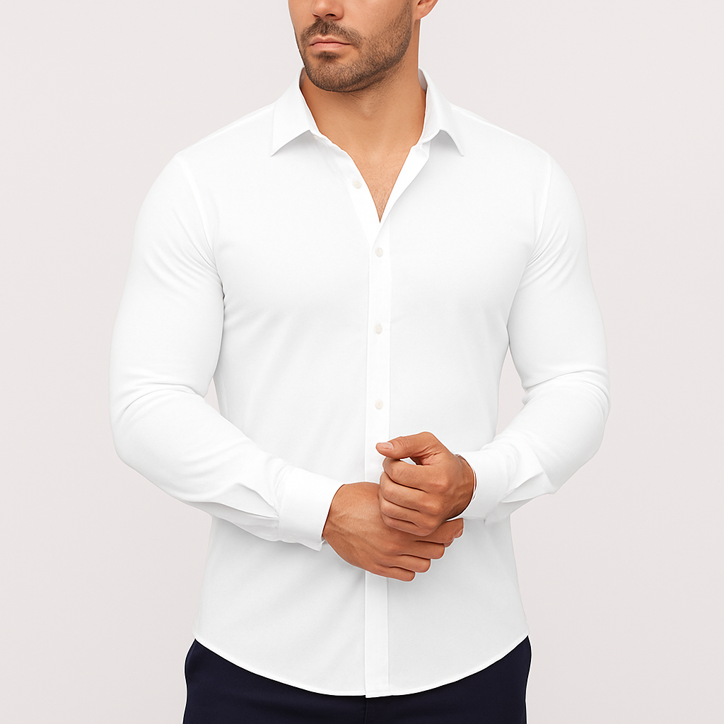 Oak & Weston Men's Stretch Dress Shirt