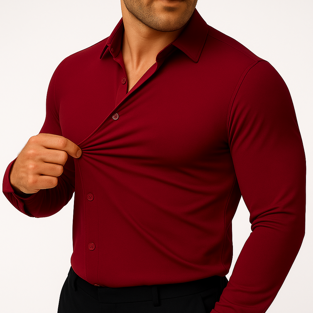 Oak & Weston Men's Stretch Dress Shirt
