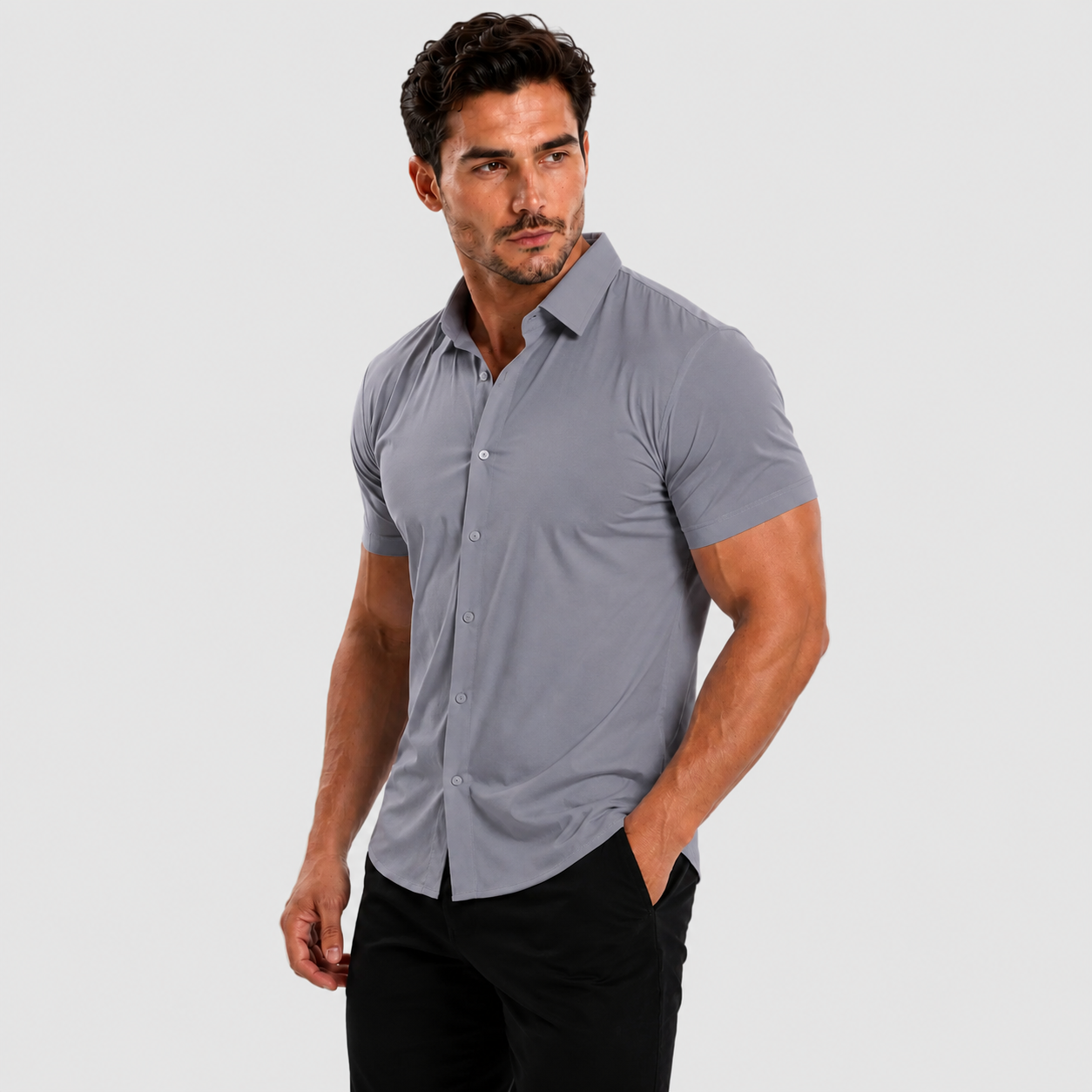 Oak & Weston Muscle Stretch Shirt