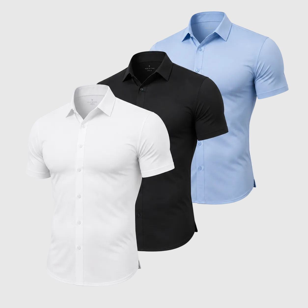 Oak & Weston Stretch Shirt – 3 Pack