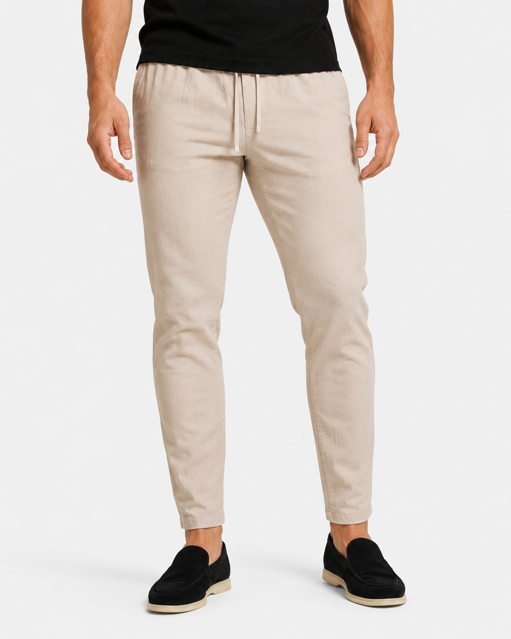 Oak & Weston Men's Linen Drawstring Pants