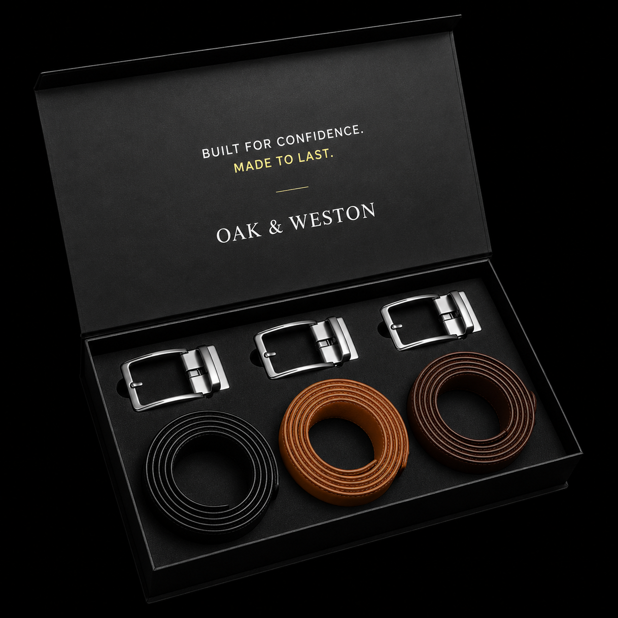 Oak & Weston™ Belt | 3-PACK
