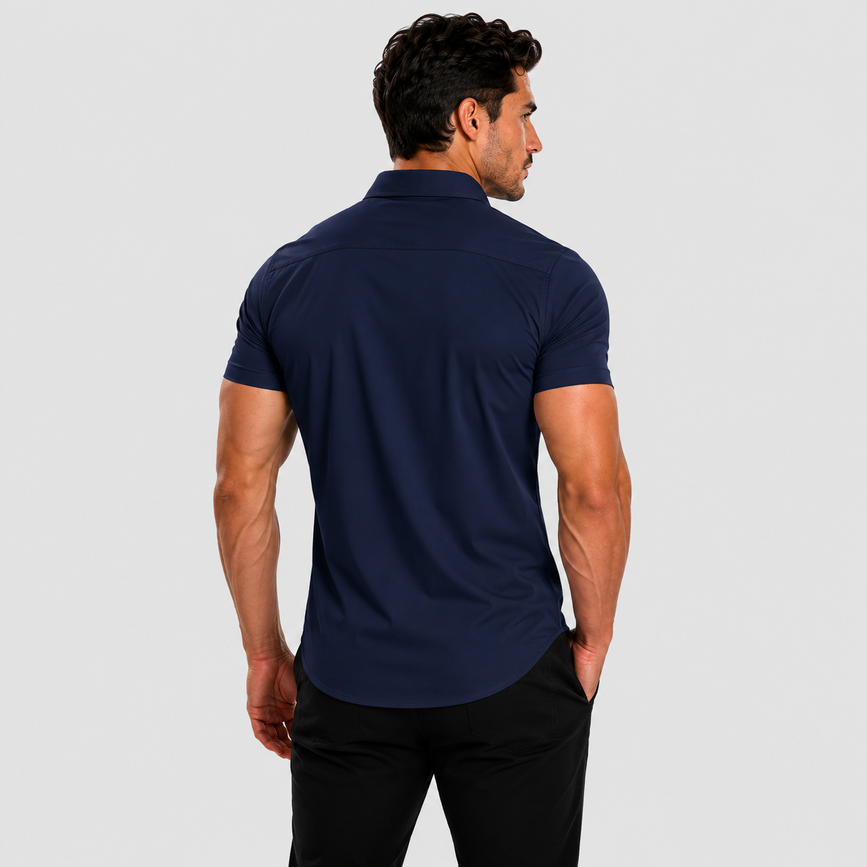 Oak & Weston Muscle Stretch Shirt