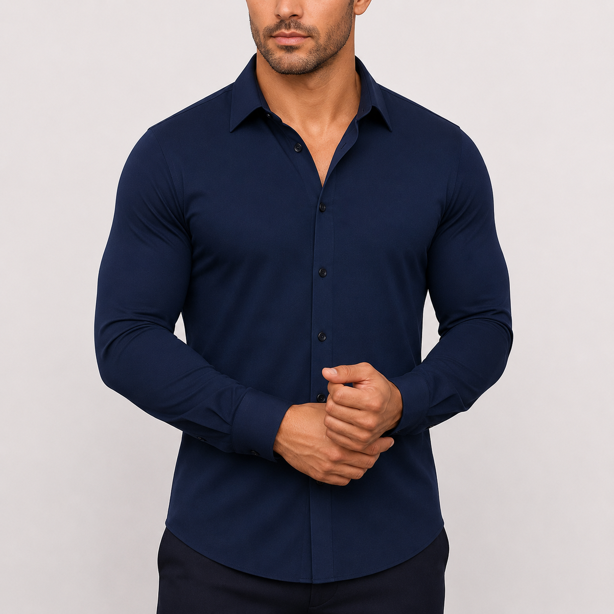 Oak & Weston Men's Stretch Dress Shirt