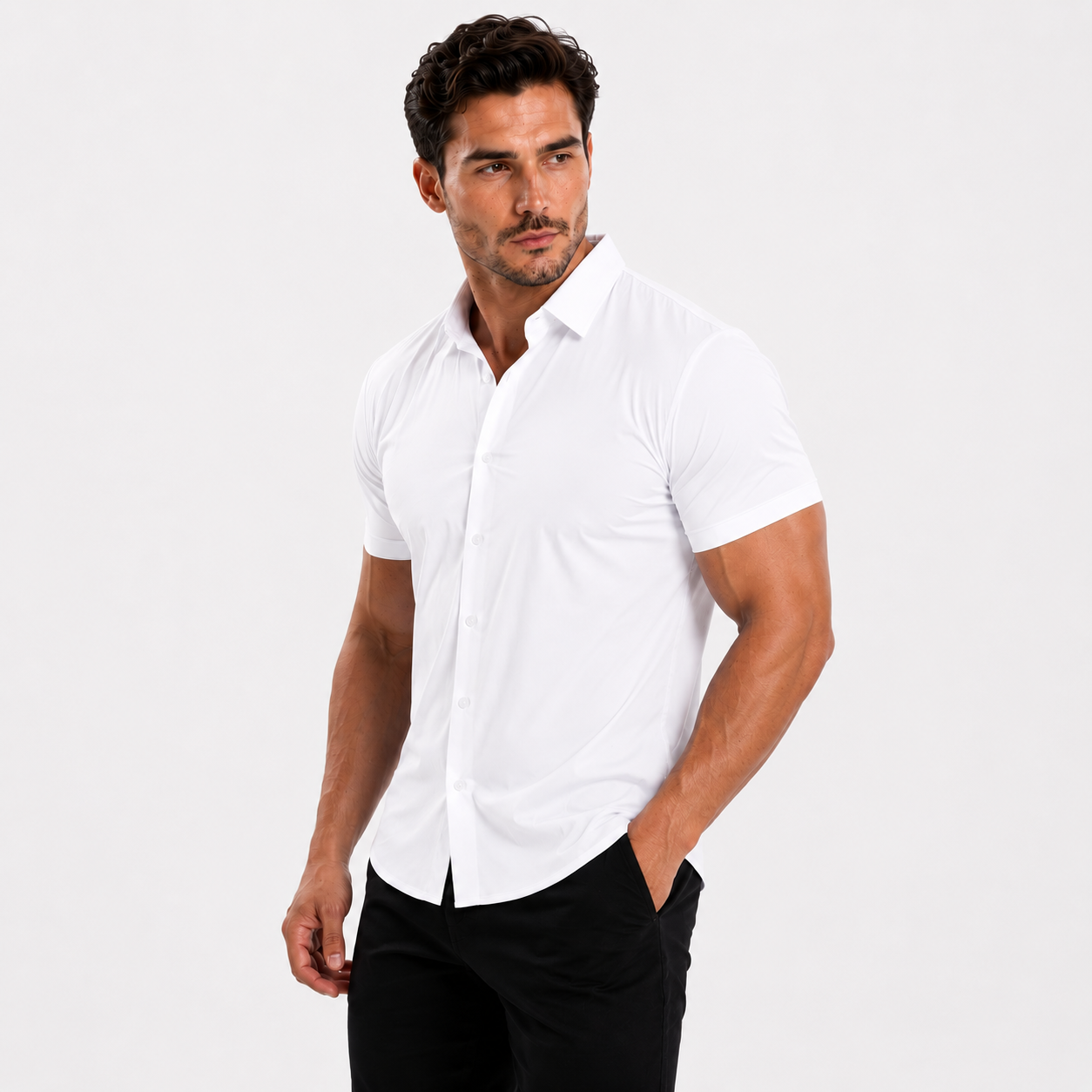 Oak & Weston Stretch Shirt – 3 Pack