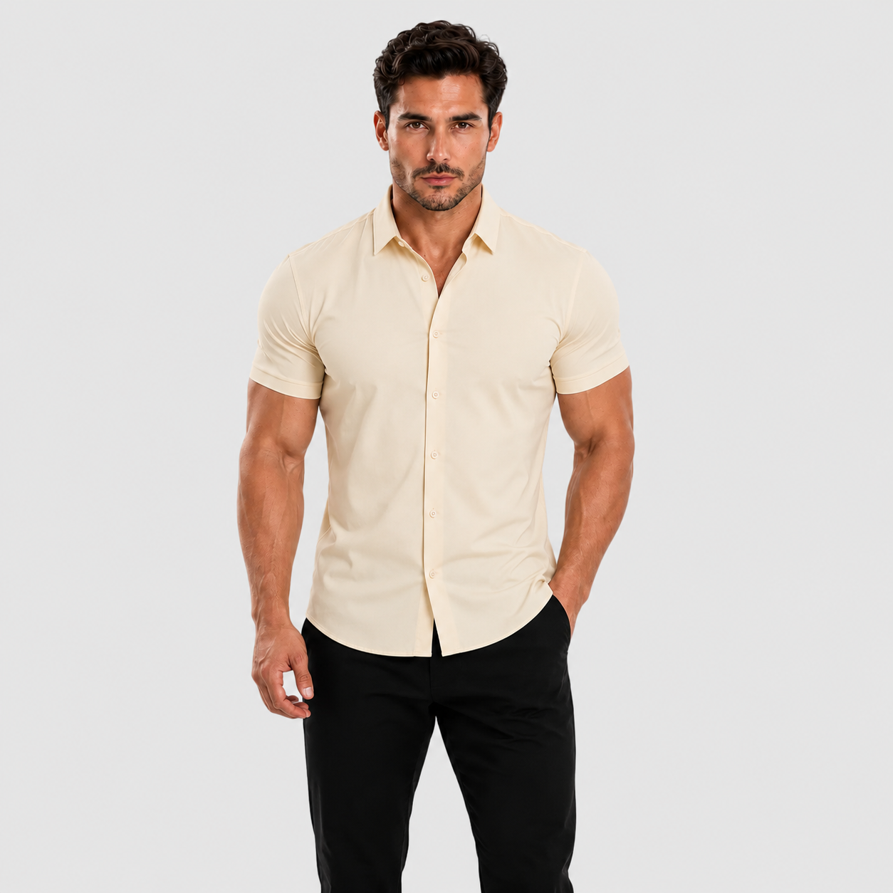 Oak & Weston Muscle Stretch Shirt