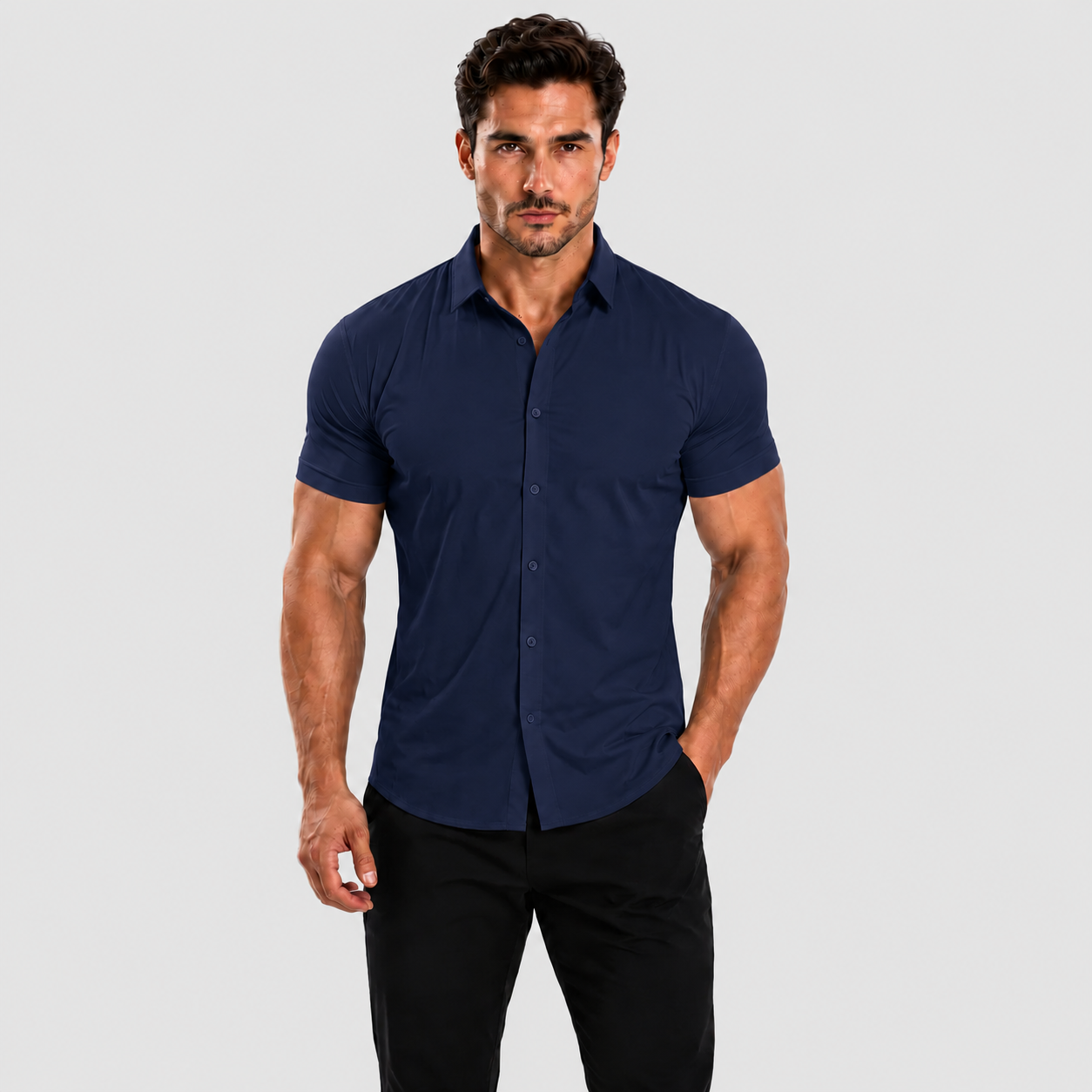 Oak & Weston Muscle Stretch Shirt