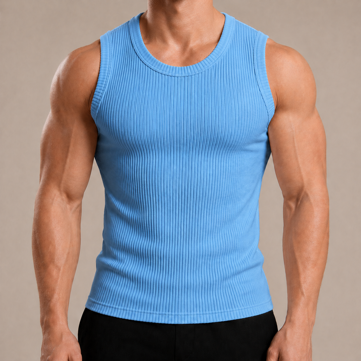 Slim Fit Ribbed Tank Top