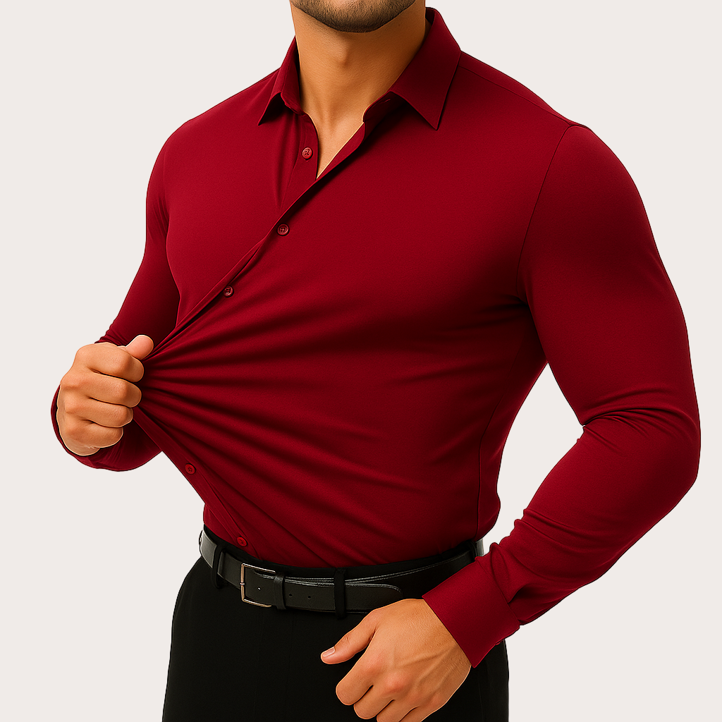 Oak & Weston Men's Stretch Dress Shirt