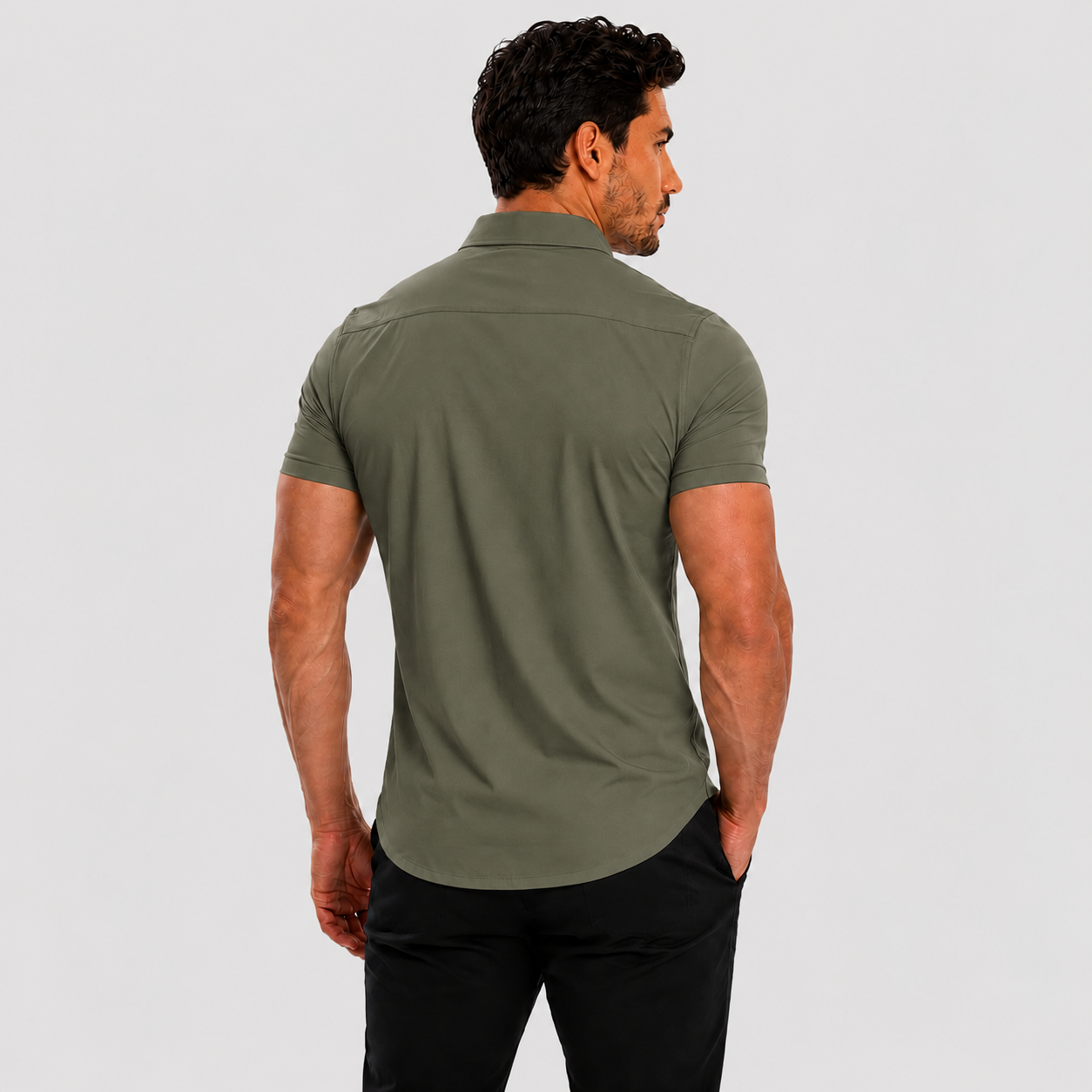 Oak & Weston Muscle Stretch Shirt
