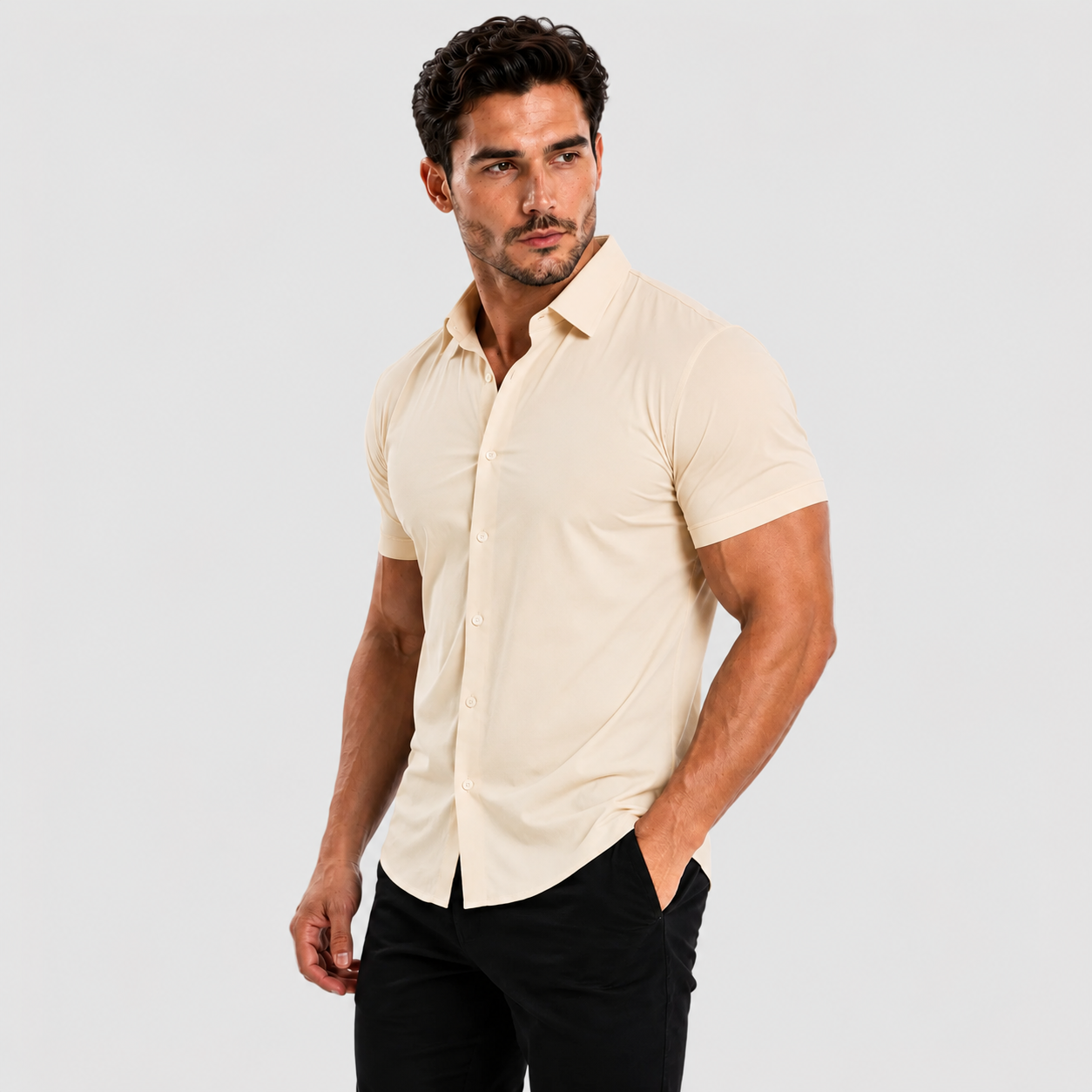 Oak & Weston Muscle Stretch Shirt